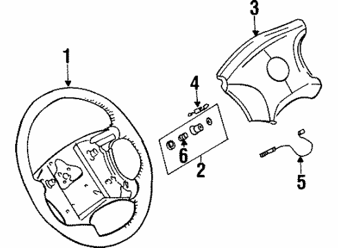 GM 16750396 Horn Switch 16750396 GM Horn Switch