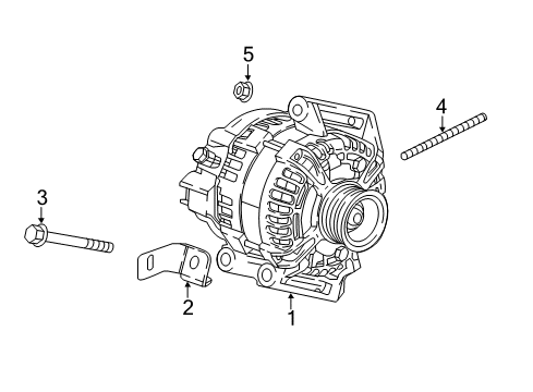 GM 84211924 Alternator Shield 84211924 GM Alternator Shield