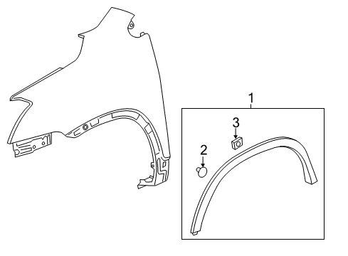 95282418 GM Mud Guard