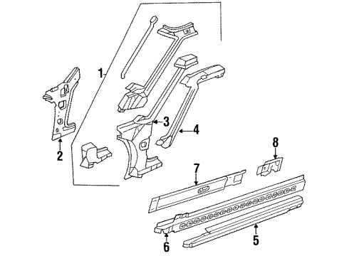 GM 10102496 End Cap 10102496 GM End Cap