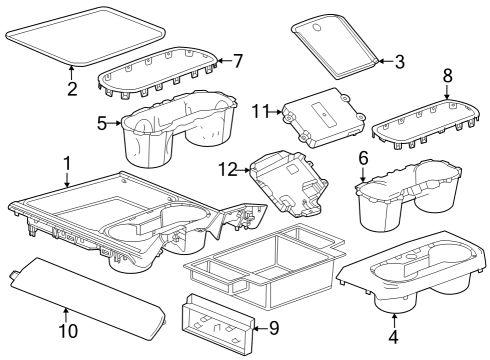GM 13566188 Module Assembly-Wireless Charging System 13566188 GM Module Assembly-Wireless Charging System