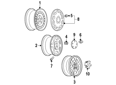 GM 9592271 Center Cap 9592271 GM Center Cap