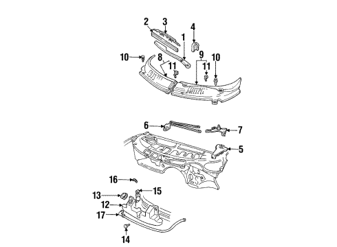 GM 22155615 Wiper Motor 22155615 GM Wiper Motor