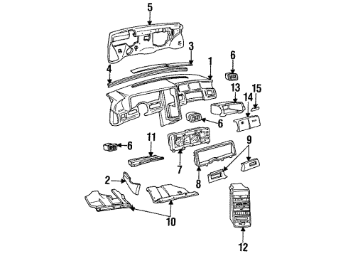 16170507 GM Display Unit, Driver Side