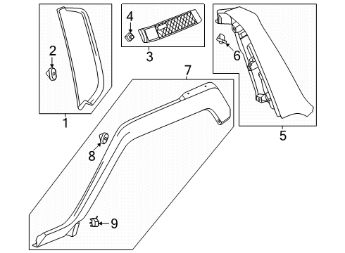 GM 86777801 Guard Package, Rear Fender Gravel 86777801 GM Guard Package, Rear Fender Gravel