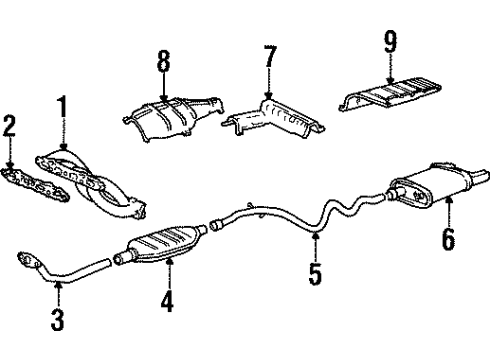 GM 25129472 Catalytic Converter 25129472 GM Catalytic Converter