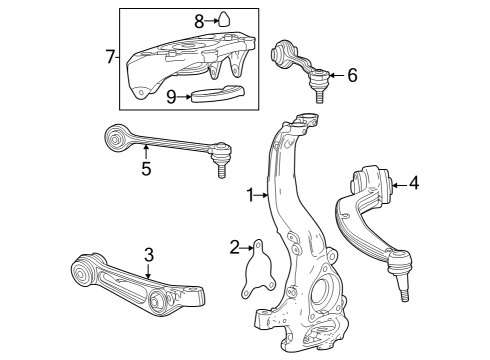 GM 85741913 Link Assembly-Front Lower Control Rear 85741913 GM Link Assembly-Front Lower Control Rear