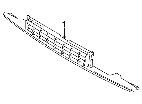 GM 94841129 Grille 94841129 GM Grille