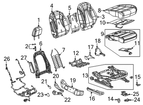 26558910 GM MODULE KIT-AIRBAG FRT PASS PRESENCE (W/ S