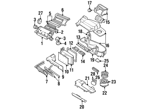 GM 52450222 Evaporator Core Seal 52450222 GM Evaporator Core Seal