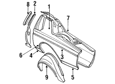 9637423 GM Molding