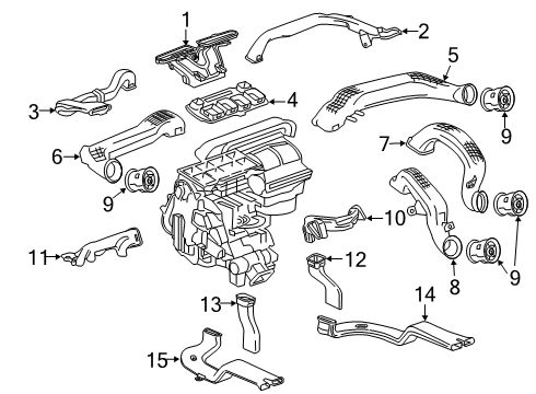 42444303 GM Lower Duct