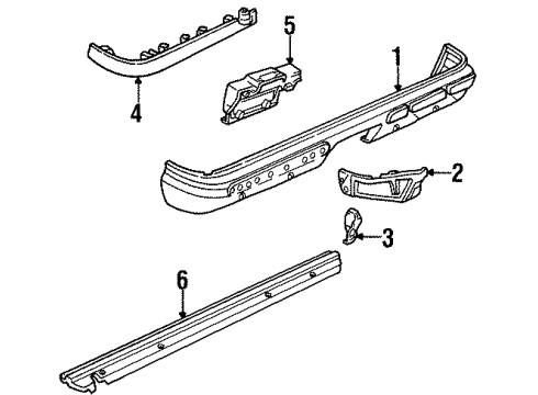 GM 337707 Stone Deflector Bracket, Driver Side 337707 GM Stone Deflector Bracket, Driver Side