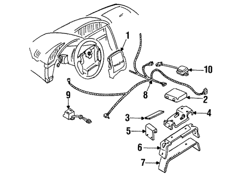 GM 10143543 Arming Sensor 10143543 GM Arming Sensor