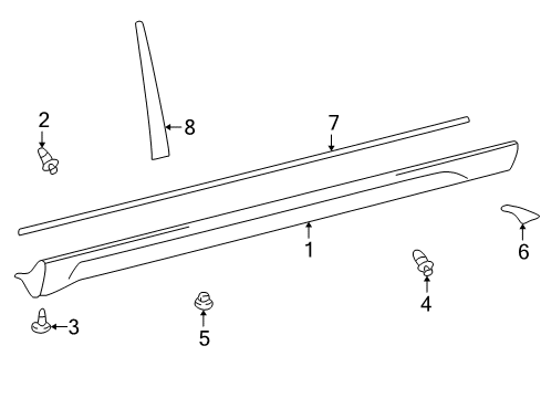 GM 12498402 Accessory Kit, Passenger Side 12498402 GM Accessory Kit, Passenger Side