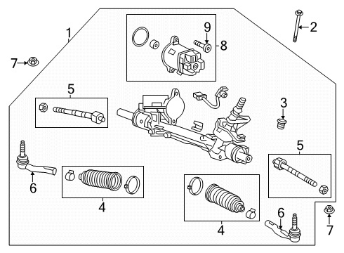 26477381 GM Nut, Steering Tie Rod