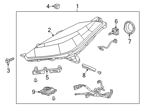 GM 84190041 Wire Harness 84190041 GM Wire Harness