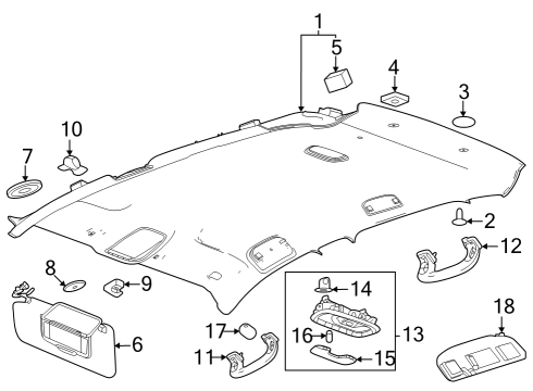 42846444 GM Harness, Body Wiring
