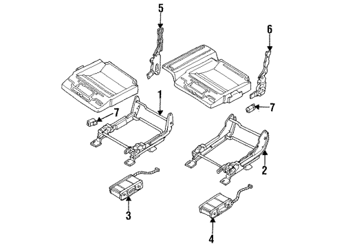 12523323 GM Seat Adjuster