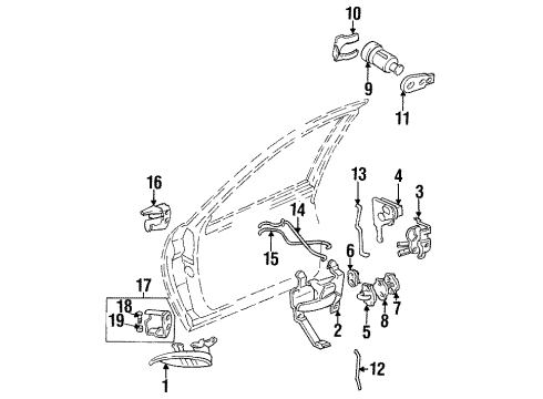 GM 10275619 Rod, Front Driver Side 10275619 GM Rod, Front Driver Side