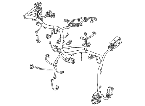 GM 42844256 Harness, Chassis Wiring 42844256 GM Harness, Chassis Wiring