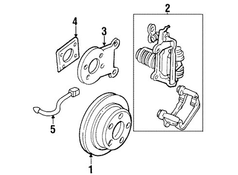 GM 19175808 Wheel Cylinder Assembly, Rear 19175808 GM Wheel Cylinder Assembly, Rear