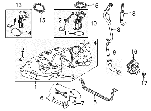 84960560 GM Pedal Travel Sensor