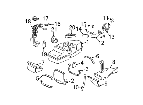 15659950 GM Throttle Cable
