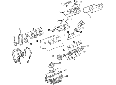 GM 89017561 Valve Grind Gasket Kit 89017561 GM Valve Grind Gasket Kit