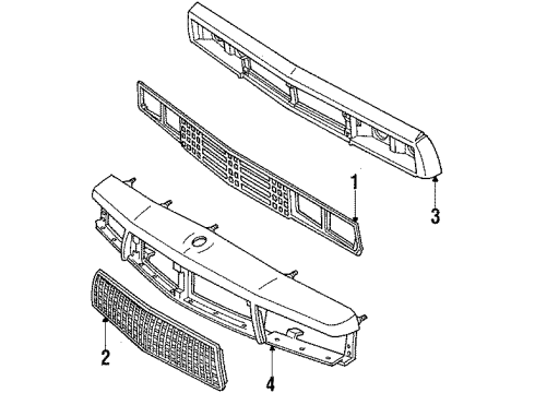 14072276 GM Header Panel Bracket, Front Passenger Side