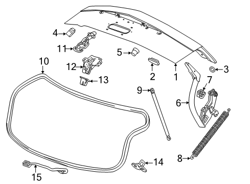 84003129 GM Rear Camera, Driver Side