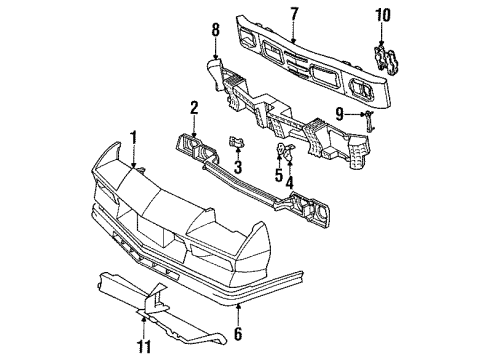 16509234 GM Valance Panel, Front
