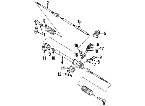 GM 91174168 Steering Gear 91174168 GM Steering Gear