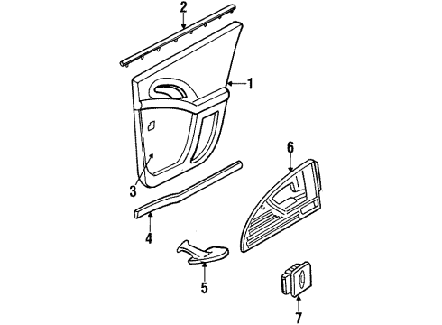 GM 22571240 Joint Cover, Passenger Side 22571240 GM Joint Cover, Passenger Side