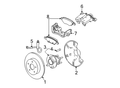 GM 93190338 Rear Pads 93190338 GM Rear Pads