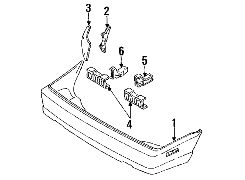 GM 94108499 Face Bar 94108499 GM Face Bar