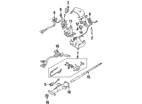 26045384 GM Steering Column