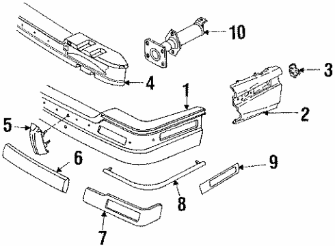 16513085 GM Valance Panel