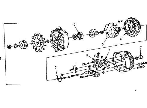 19151889 GM Alternator