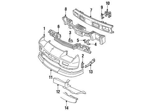 GM 16514355 Valance Panel 16514355 GM Valance Panel