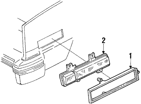 5970535 GM Lens & Housing, Driver Side