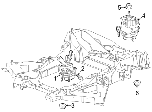 GM 86555939 Mount, Transmission Mounting 86555939 GM Mount, Transmission Mounting