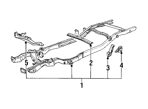 GM 15675036 Transmission Support 15675036 GM Transmission Support
