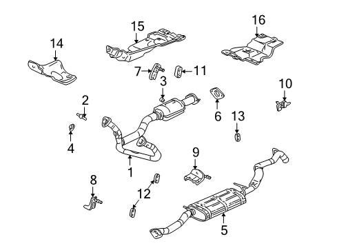 GM 25324609 Catalytic Converter 25324609 GM Catalytic Converter