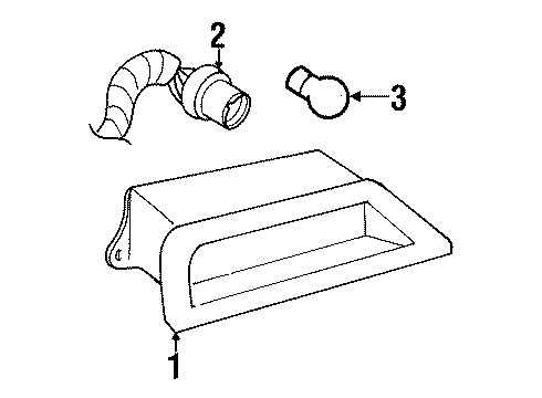 GM 16513569 High Mount Lamp 16513569 GM High Mount Lamp