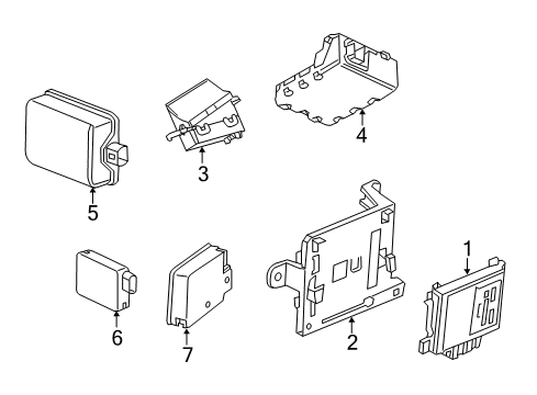 GM 23217012 Camera, Front 23217012 GM Camera, Front