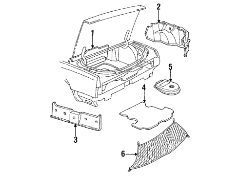 GM 25622346 Trim Panel, Rear 25622346 GM Trim Panel, Rear