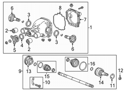 GM 85115562 Flange, Rear Axle Shaft 85115562 GM Flange, Rear Axle Shaft