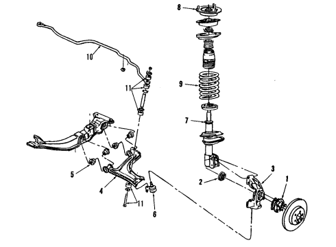 22064139 GM Strut