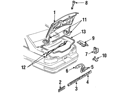 16608719 GM Torque Rod, Rear